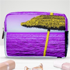 Pop Art Beach Umbrella Make Up Pouch (medium) by essentialimage