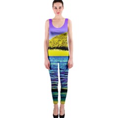 Pop Art Beach Umbrella  One Piece Catsuit by essentialimage