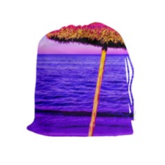 Pop Art Beach Umbrella  Drawstring Pouch (xl) by essentialimage