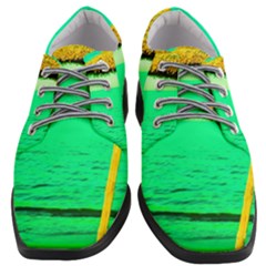 Pop Art Beach Umbrella  Women Heeled Oxford Shoes by essentialimage