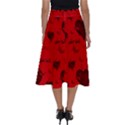 Wonderful Pattern Of Hearts Perfect Length Midi Skirt View2