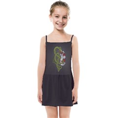 Pepe The Frog Rare Celtic Viking Norse Dragon Pattern Deus Vult Medieval Wojak Crusader Kids  Summer Sun Dress by snek