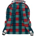 Pattern Texture Plaid Rounded Multi Pocket Backpack View3