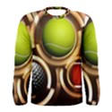 Sport Ball Tennis Golf Football Men s Long Sleeve Tee View1