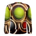 Sport Ball Tennis Golf Football Men s Long Sleeve Tee View2