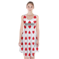 Heart Red Love Valentines Day Racerback Midi Dress by HermanTelo