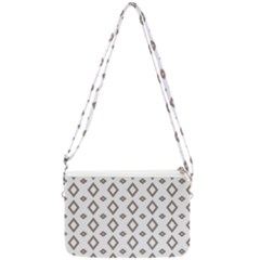 Background Texture Triangle Double Gusset Crossbody Bag by HermanTelo