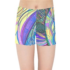 Happpy (4) Kids  Sports Shorts by nicholakarma