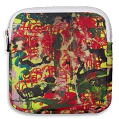 Red Country-1-2 Mini Square Pouch by bestdesignintheworld