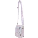 Pink Marble texture floor background with light pink veins greek marble print luxuous real marble. Shoulder Strap Belt Bag View2