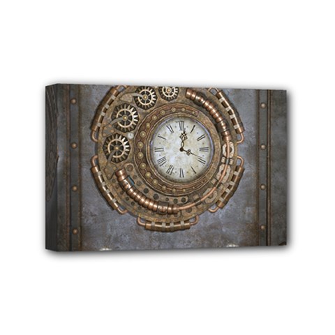 Elegant Steampunk Design Mini Canvas 6  X 4  (stretched) by FantasyWorld7