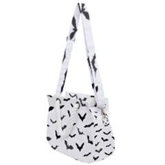 Bats Pattern Rope Handles Shoulder Strap Bag by Sobalvarro