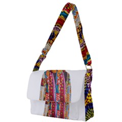 African Fabrics Fabrics Of Africa Front Fabrics Of Africa Back Full Print Messenger Bag (s) by dlmcguirt