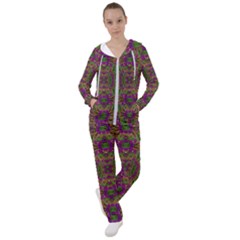 Peacock Lace In The Nature Women s Tracksuit by pepitasart