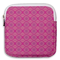 Background Texture Pattern Mandala Mini Square Pouch by HermanTelo