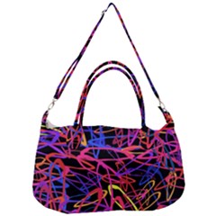 Abstrait Neon Colors Removal Strap Handbag by kcreatif