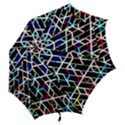 Abstrait Neon Hook Handle Umbrellas (Medium) View2
