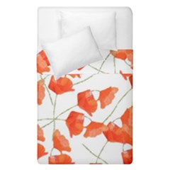 Pattern Coquelicots  Duvet Cover Double Side (single Size) by kcreatif