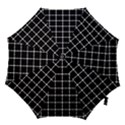 Pattern Carreaux Blanc/Noir Hook Handle Umbrellas (Medium) View1