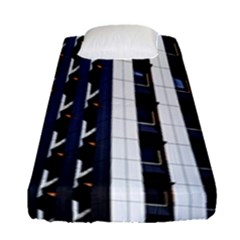 Architecture Building Pattern Fitted Sheet (single Size) by Amaryn4rt