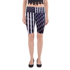 Architecture Building Pattern Yoga Cropped Leggings by Amaryn4rt