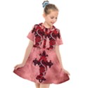 Awesome Chinese Dragon Kids  Short Sleeve Shirt Dress View1