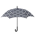 Abstrait Formes Bleu  Hook Handle Umbrellas (Small) View3