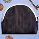 Abstrait Lignes Marron Horseshoe Style Canvas Pouch View2