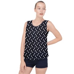Geometric Pattern Design Repeating Eamless Shapes Bubble Hem Chiffon Tank Top by Vaneshart