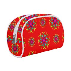 Geometric Design Decor Decorative Repeating Pattern Seamless Makeup Case (small) by Vaneshart
