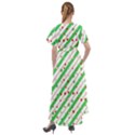 Christmas Paper Stars Pattern Texture Background Colorful Colors Seamless Copy Front Wrap High Low Dress View2