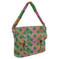 Abstract Seamlesspattern Graphic Lines Vintage Background Grunge Pattern Colorful Buckle Messenger Bag by Vaneshart