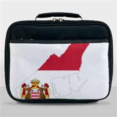 Monaco Country Europe Flag Borders Lunch Bag by Sapixe