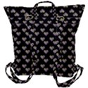 Patchwork Heart Black Buckle Up Backpack View3