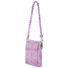 Chevrons Abstrait Rose Multi Function Travel Bag by kcreatif
