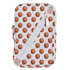 Orange Basketballs Belt Pouch Bag (large) by mccallacoulturesports