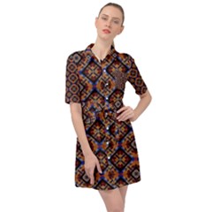Ab 127 Belted Shirt Dress by ArtworkByPatrick
