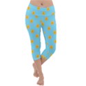 i love bread Lightweight Velour Capri Yoga Leggings View1