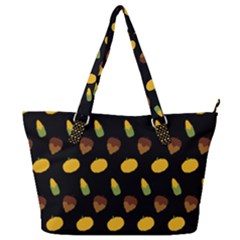 Pumpkin Full Print Shoulder Bag by designsbymallika