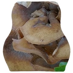 Close Up Mushroom Abstract Car Seat Velour Cushion  by Fractalsandkaleidoscopes