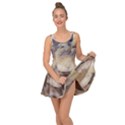 Close Up Mushroom Abstract Inside Out Casual Dress View1