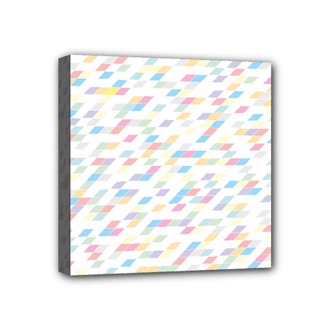 Texture Background Pastel Box Mini Canvas 4  X 4  (stretched) by HermanTelo