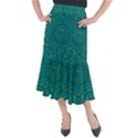 Over The Calm Sea Is The Most Beautiful Star Midi Mermaid Skirt View1