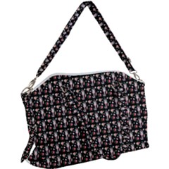 Chrix Pat Black Canvas Crossbody Bag by snowwhitegirl