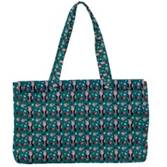 Chrix Pat Teal Canvas Work Bag by snowwhitegirl