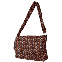 Chrix Pat Russet Full Print Messenger Bag (s) by snowwhitegirl