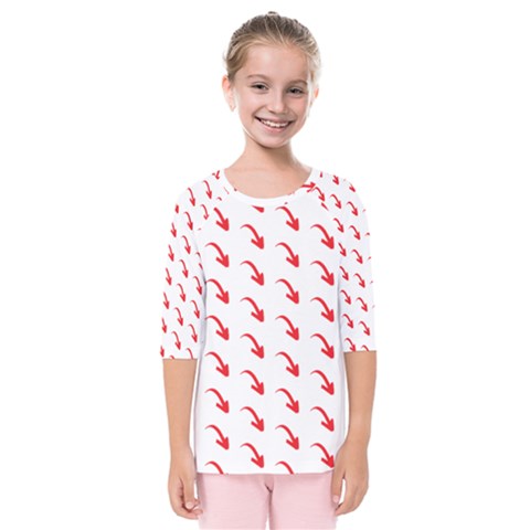 Create Your Own Custom Online Full Print Blank Template Kids  Quarter Sleeve Raglan Tee by startdesign