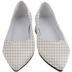 Aesthetic Black And White Grid Paper Imitation Women s Block Heels  by genx