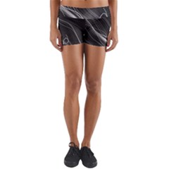Photo Lumière Noir/gris Yoga Shorts by kcreatif