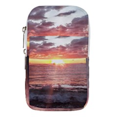 Sunset On The Ocean In Puerto Rico Waist Pouch (large) by StarvingArtisan